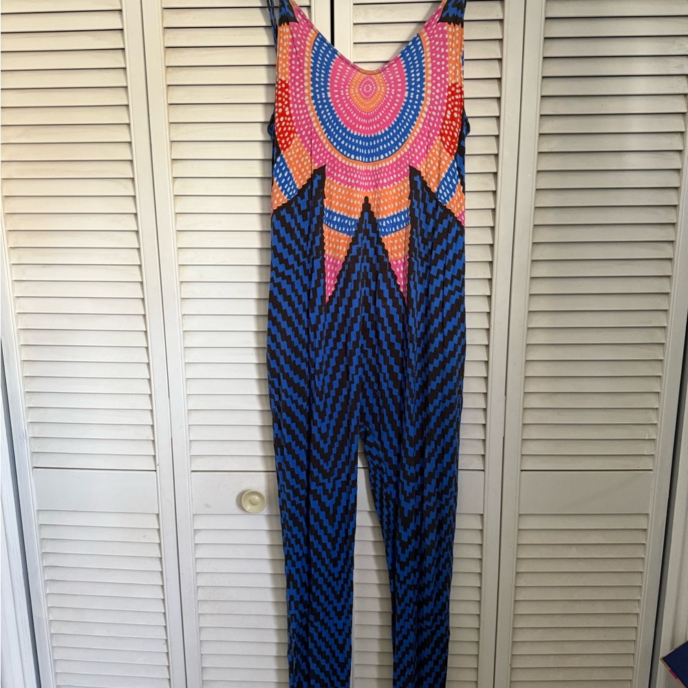 Colorful Geometric Women's Jumpsuit